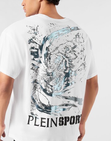 Maglietta 'Tiger' di Plein Sport in bianco