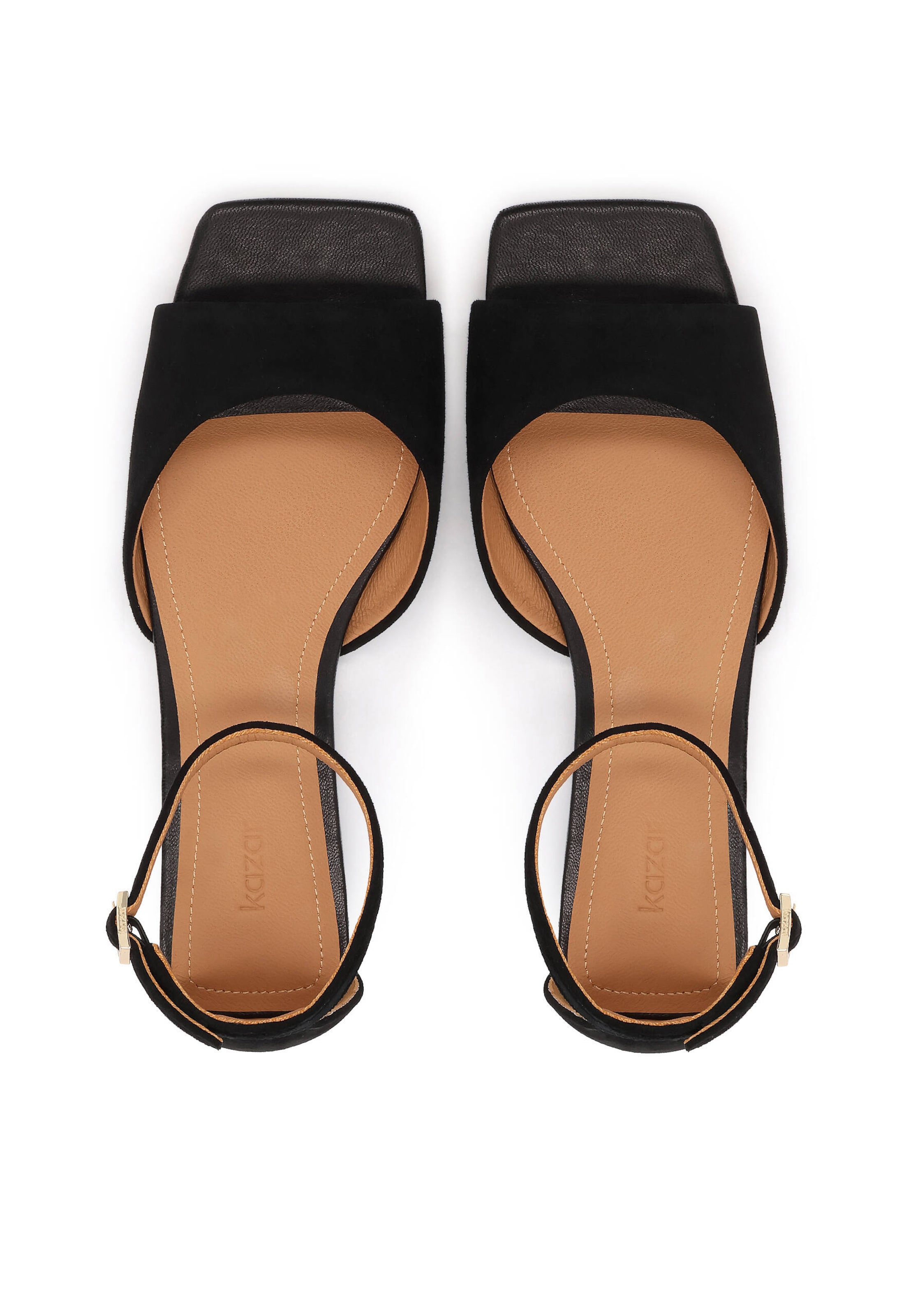 Kazar Pántos szandál - fekete