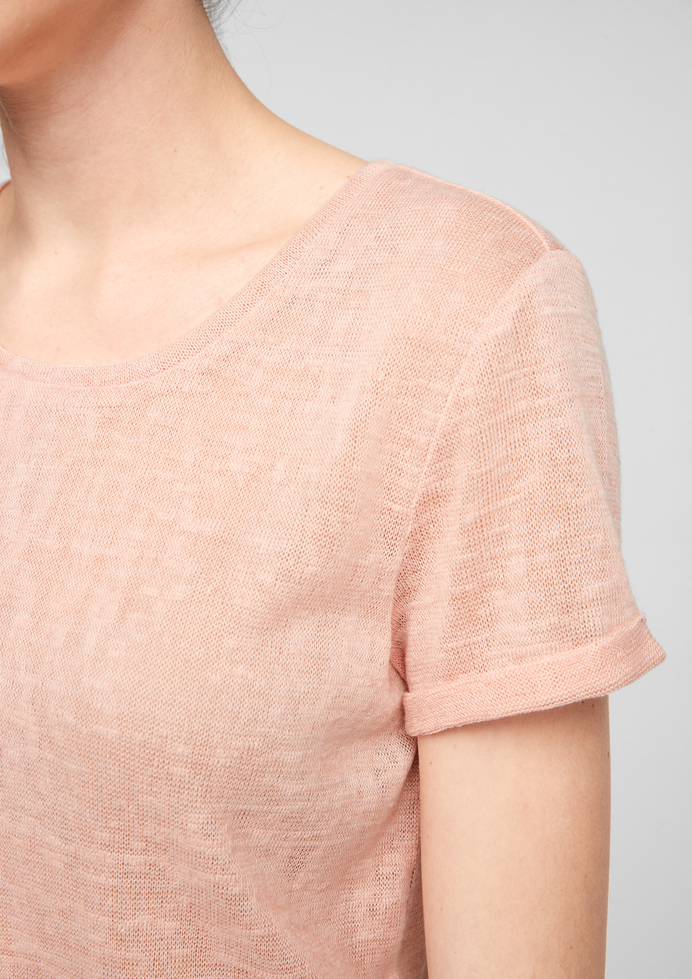 Q/S by s.Oliver T-Shirt in Apricot 