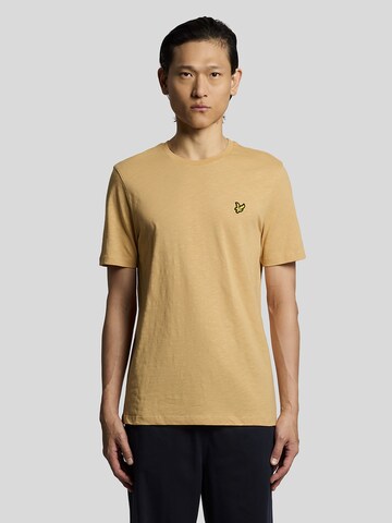 T-Shirt Lyle & Scott en jaune : devant