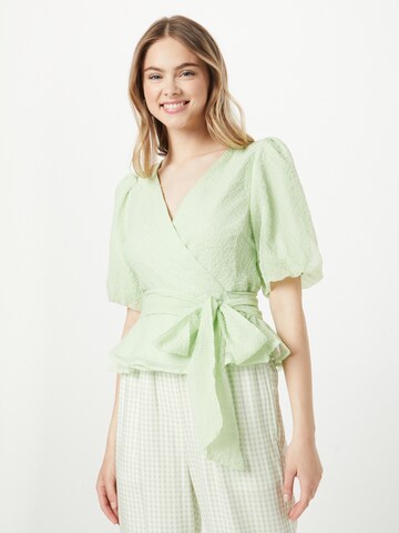 Gina Tricot - Blusa 'Myra' en verde: frente