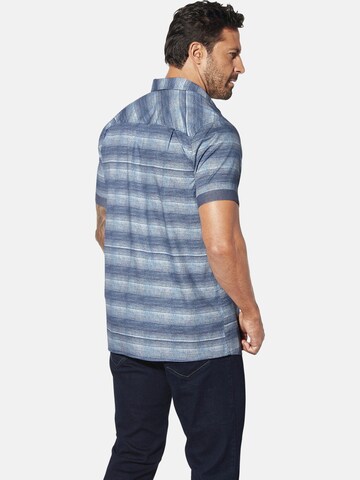 Jan Vanderstorm Comfort fit Overhemd 'Mertrich' in Blauw
