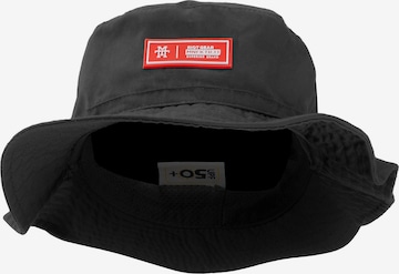 Manufaktur13 Mütze 'Boonie' in Schwarz: Vorderseite