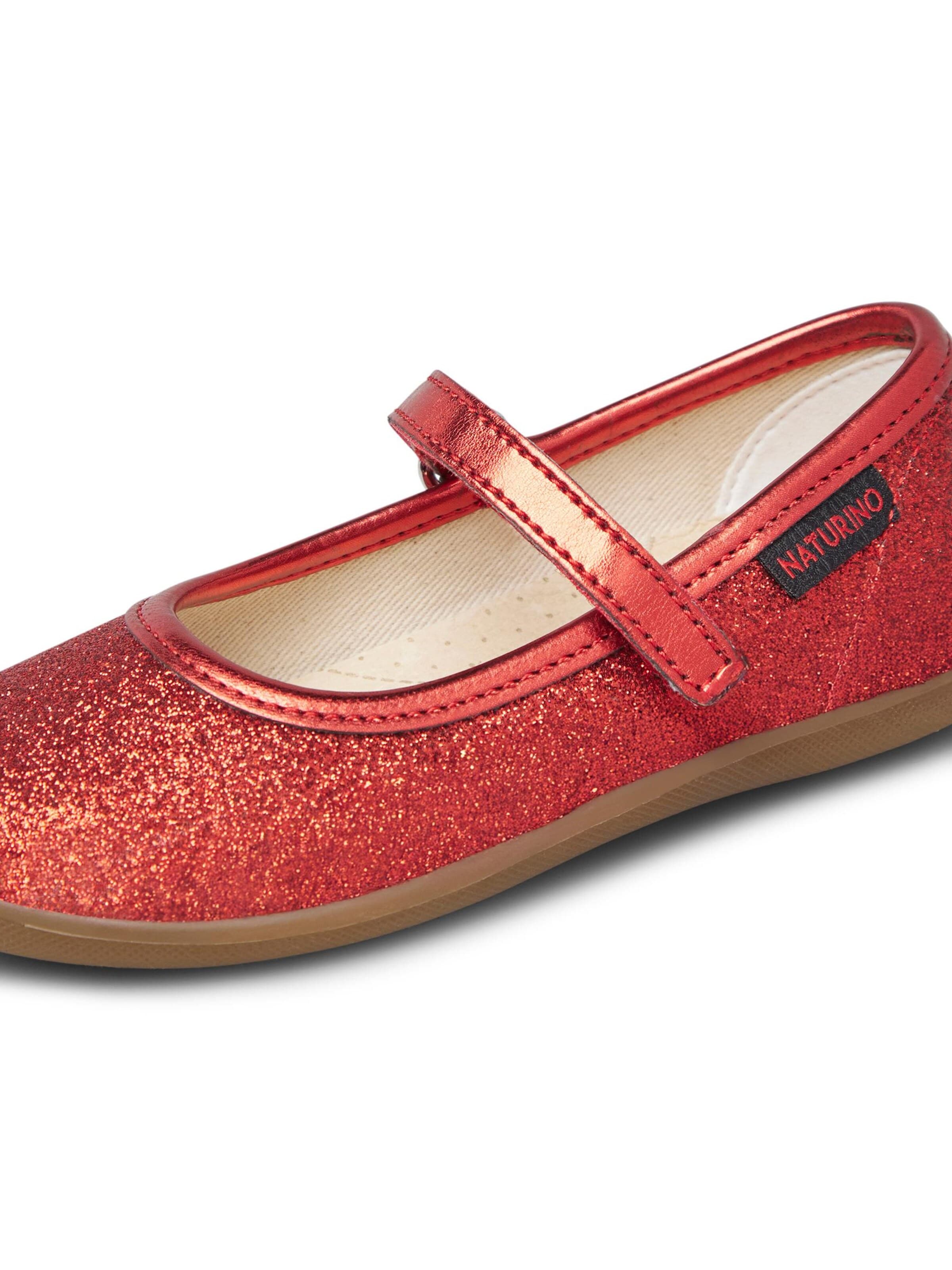 NATURINO Ballet Flats 'PAVIA 2' in Red: front
