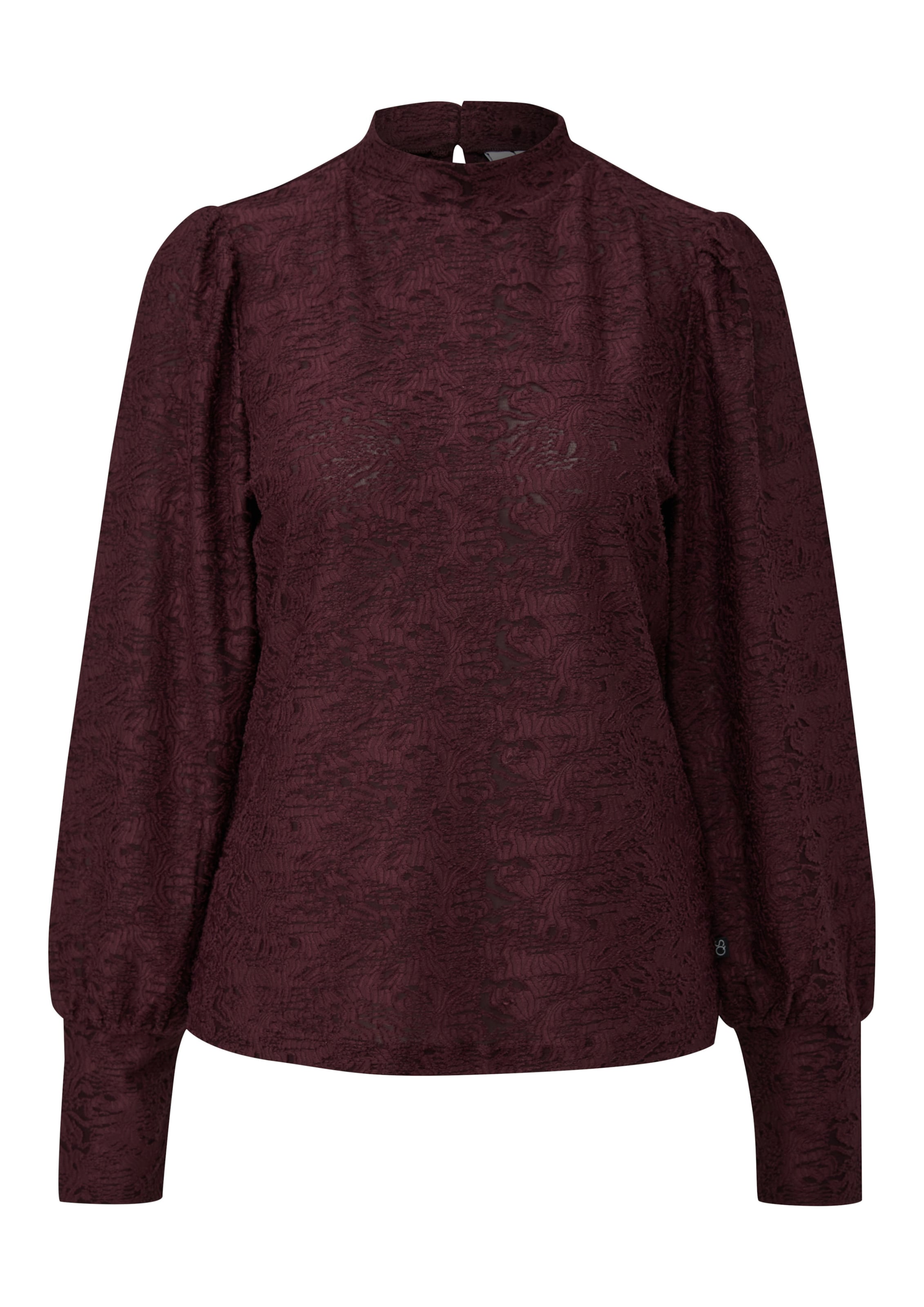 QS Blouse in Lila: voorkant