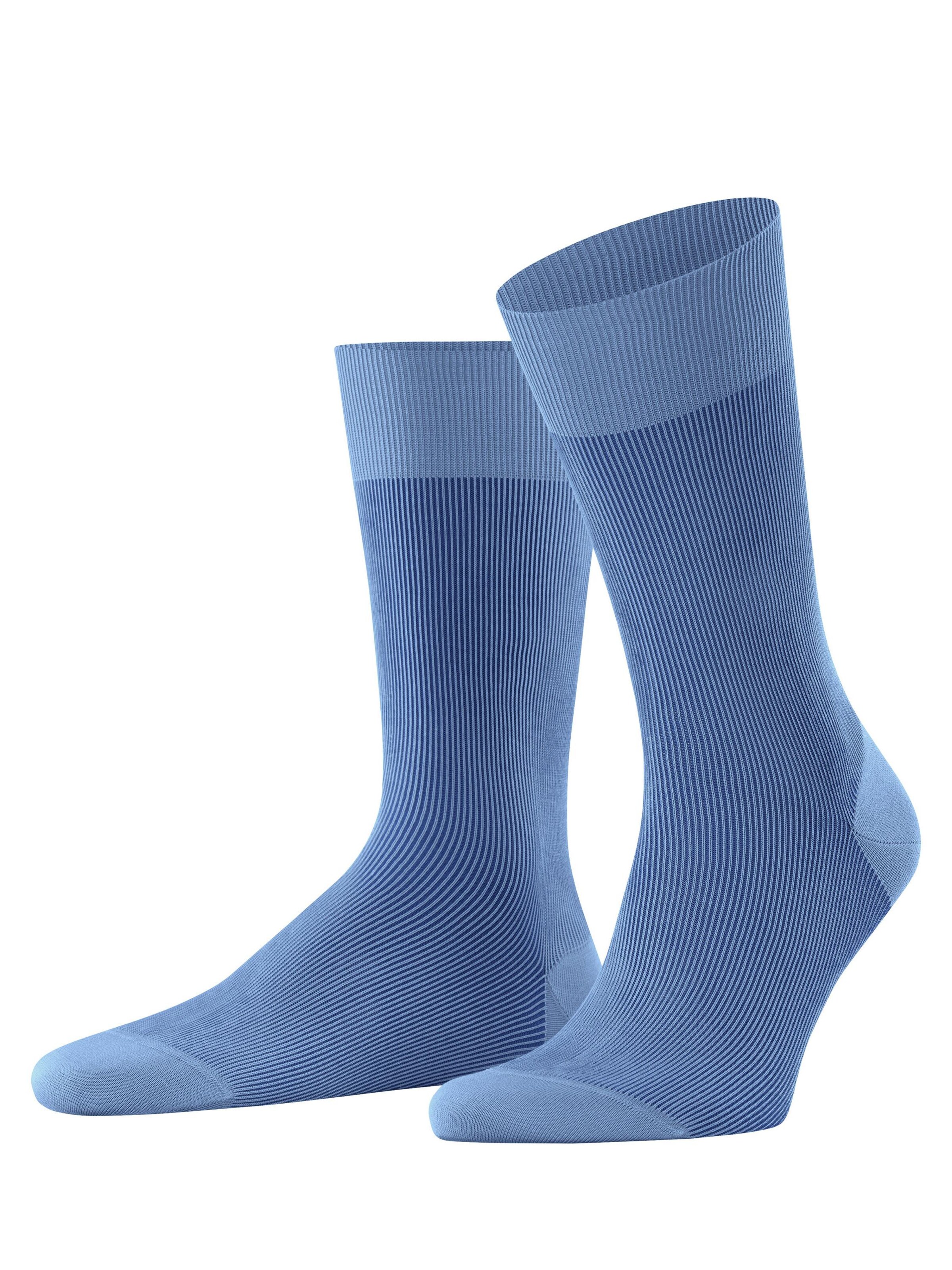 FALKE Socks 'Fine Shadow' in Blue
