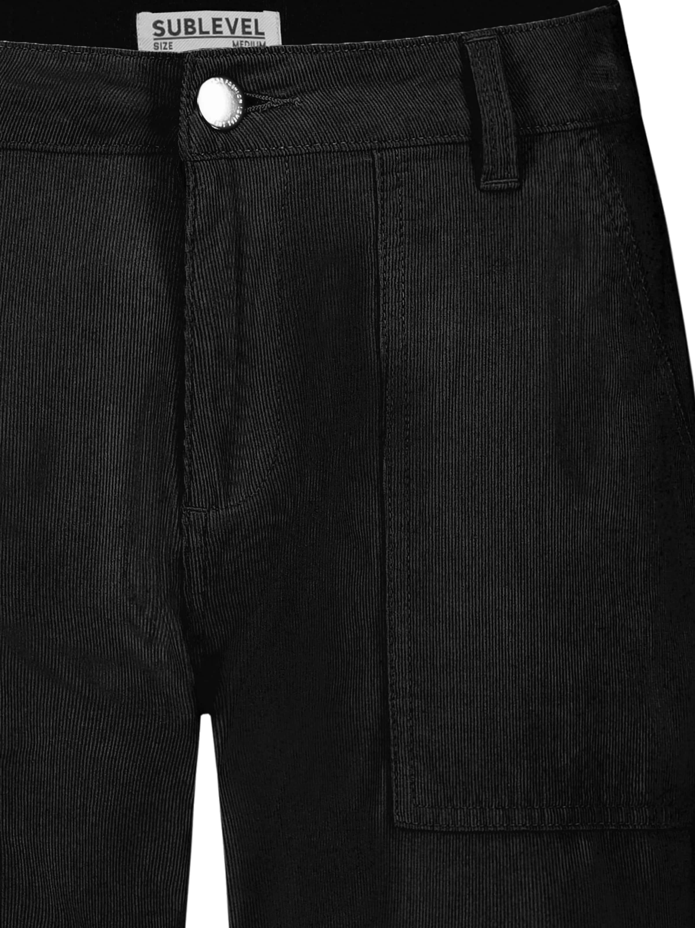 Sublevel Regular Trousers in Black