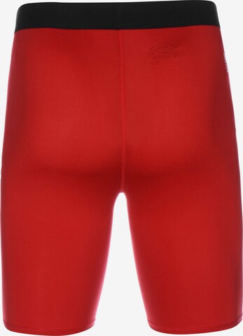 UMBRO Skinny Sportbroek 'Core Power' in Rood