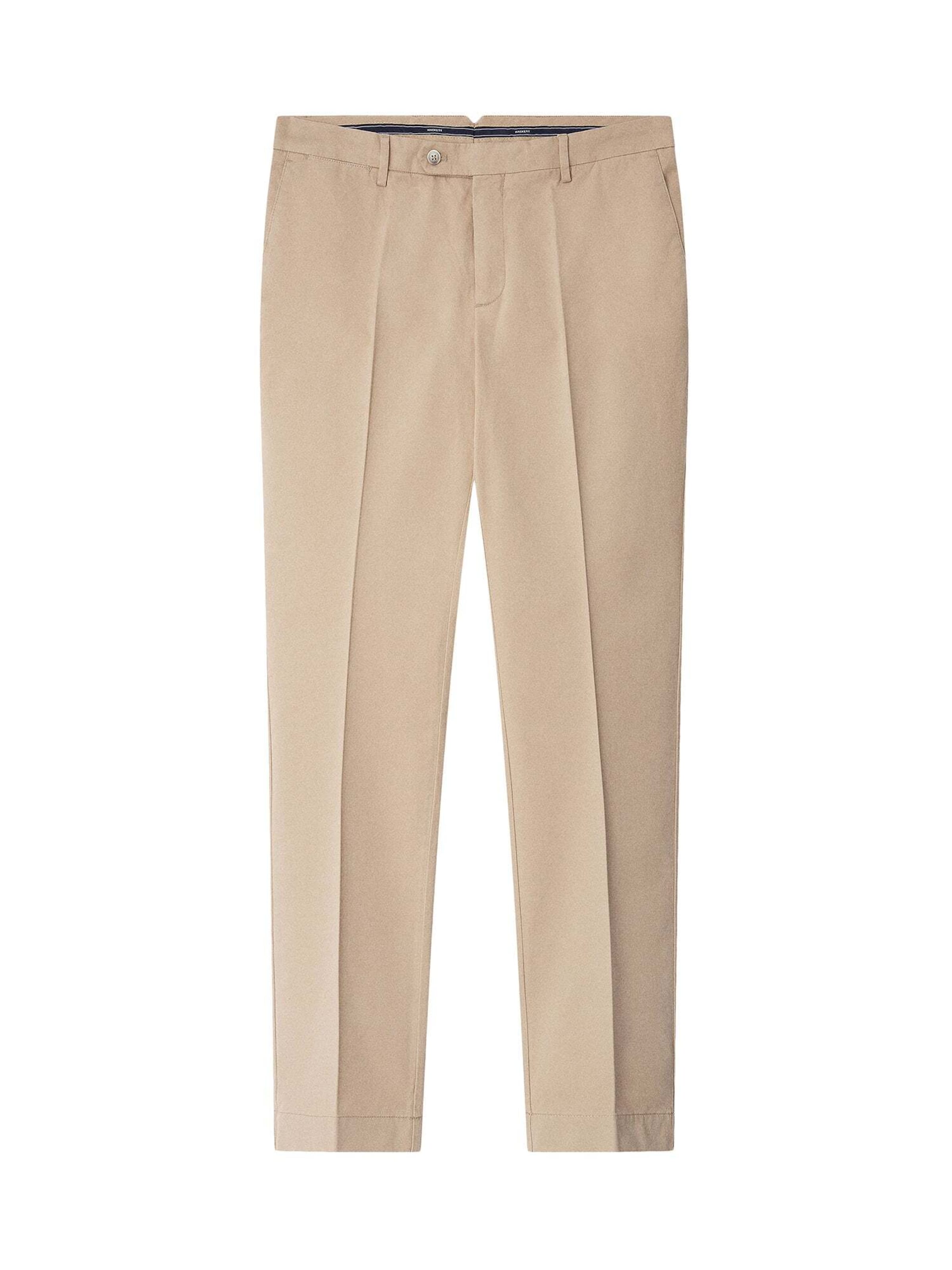 Coupe slim Pantalon chino 'Kensington' Hackett London en beige : devant
