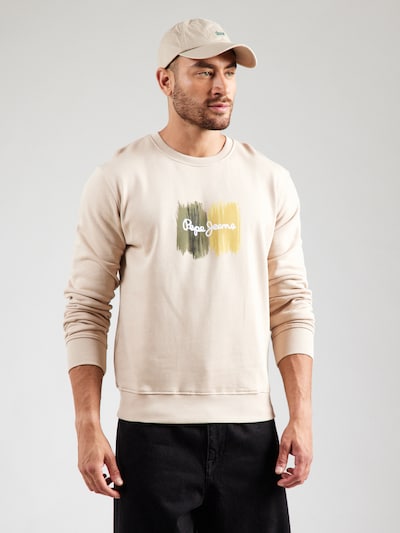 Pepe Jeans Sudadera en ecru / miel / verde / blanco, Vista del producto