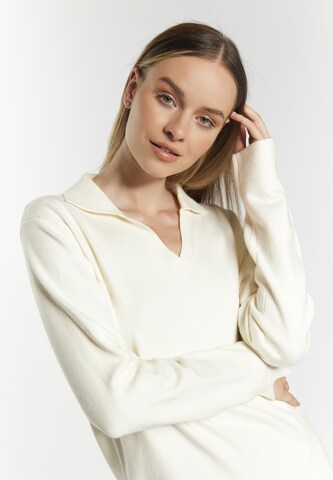 DreiMaster Klassik Sweater in White