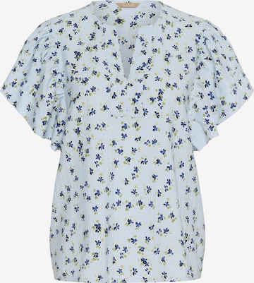 Chemisier 'Puglia' CULTURE en bleu : devant