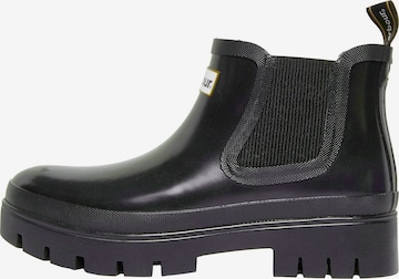 Bottes en caoutchouc 'Halton Welly' Barbour en noir : devant