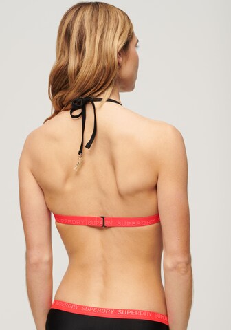 Superdry Triangle Bikini Top in Black