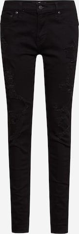 Skinny Jeans de la HOLLISTER pe negru: față