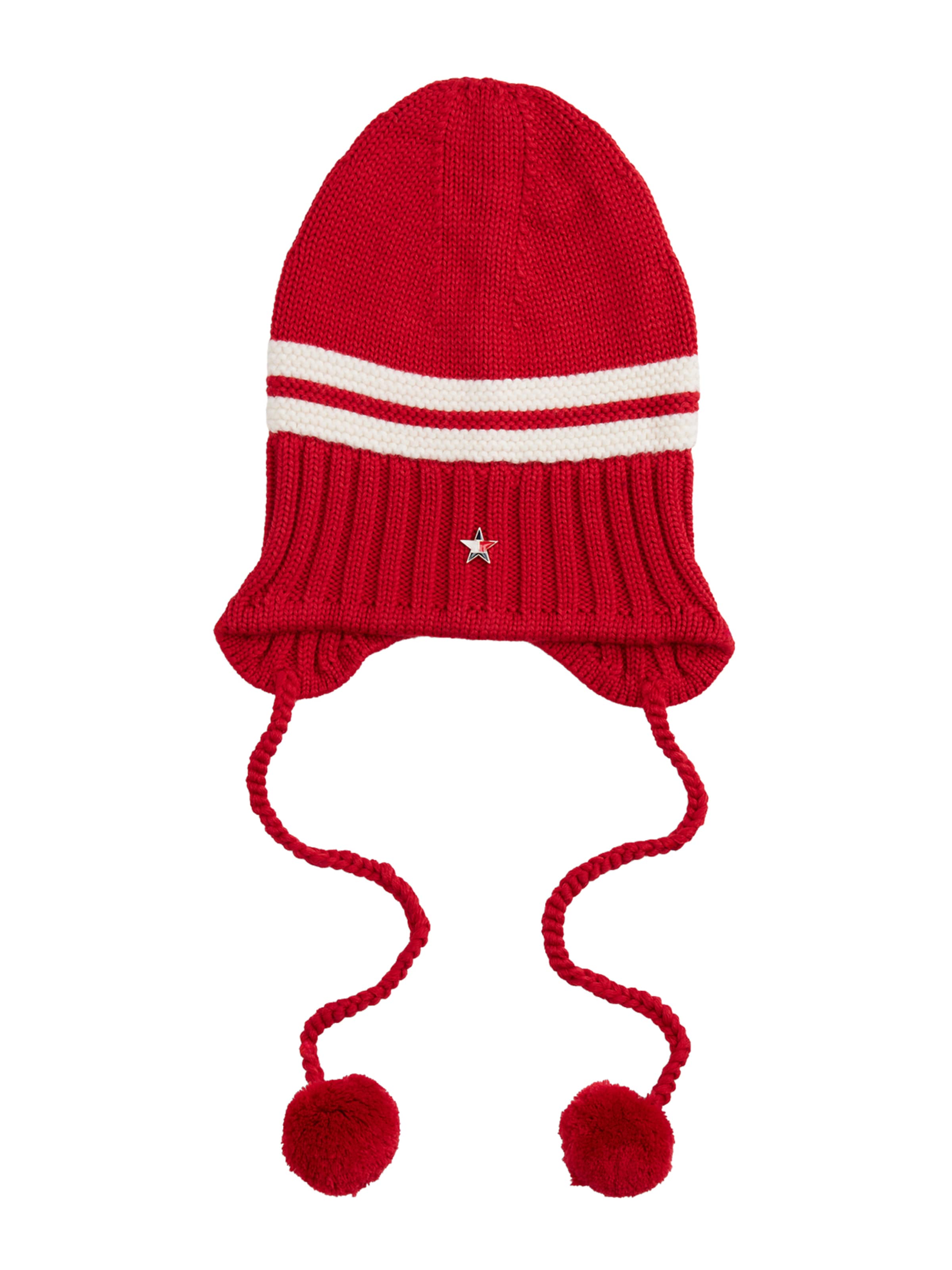 Căciulă de la Tommy Jeans pe roșu: față