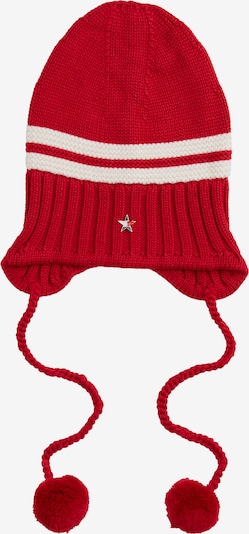 Tommy Jeans Mütze in rot / naturweiß, Produktansicht