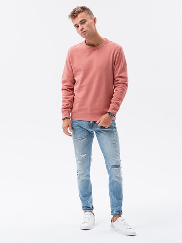 Ombre Sweatshirt 'B1146' in Pink