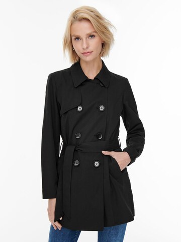 Manteau mi-saison 'Valerie' ONLY en noir : devant