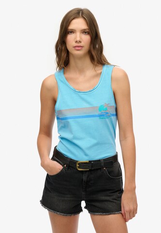 Haut Superdry & Co en bleu : devant