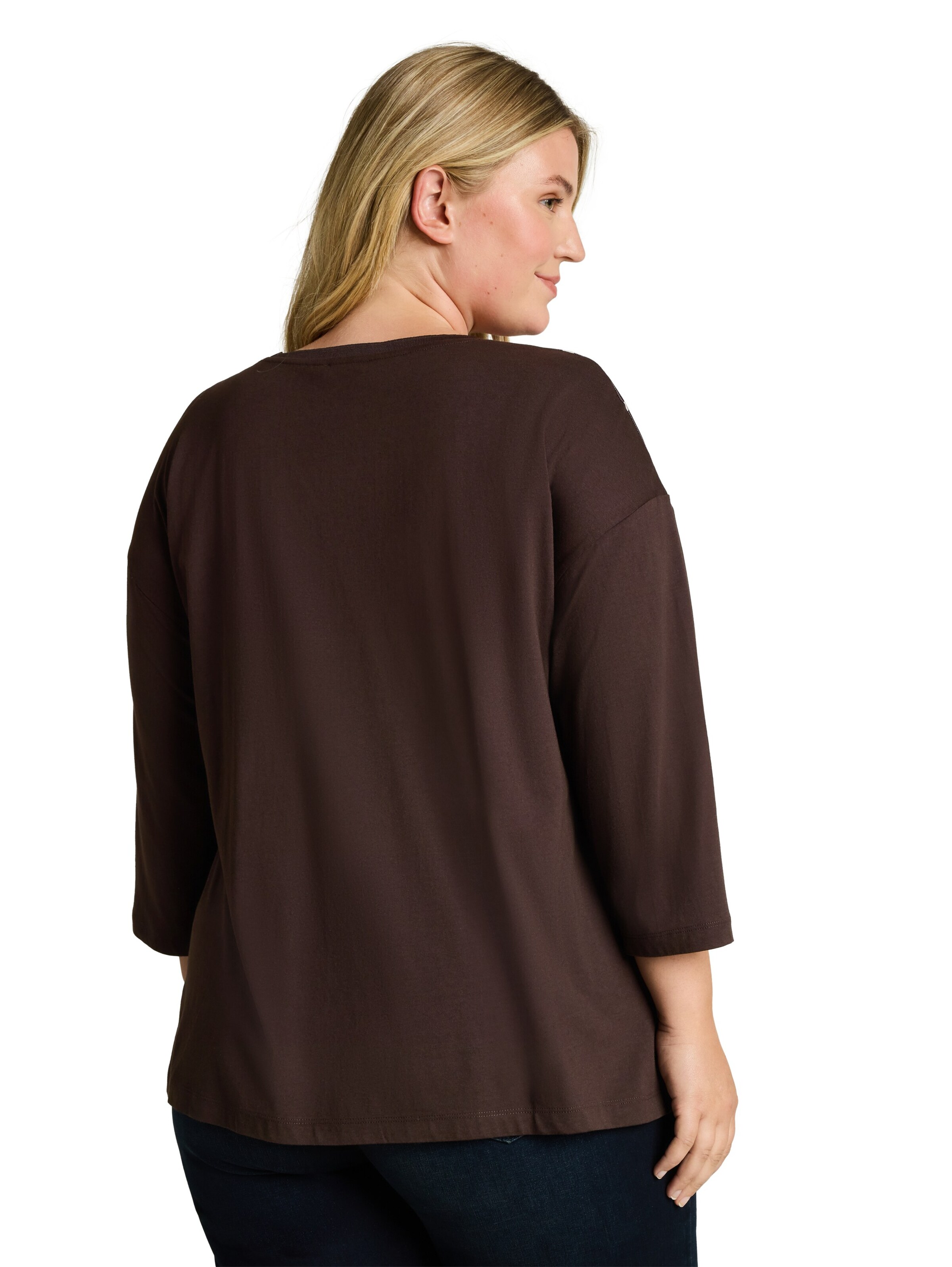 Tom Tailor Women + Majica | rjava barva
