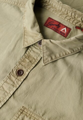 Superdry Regular fit Overhemd in Groen
