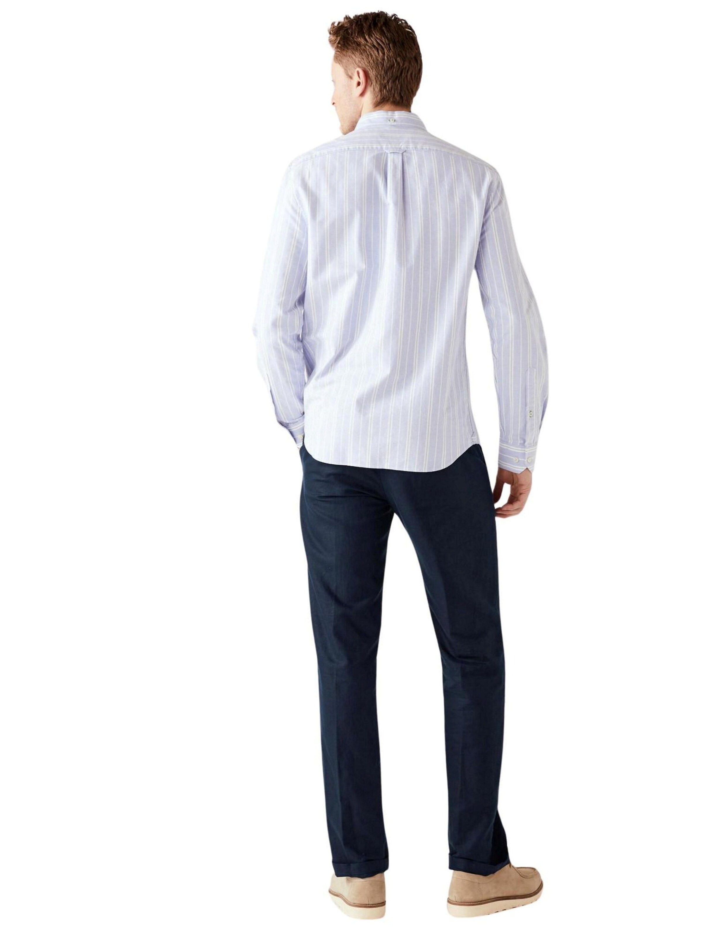 regular Pantaloni con piega frontale di Marks & Spencer in blu