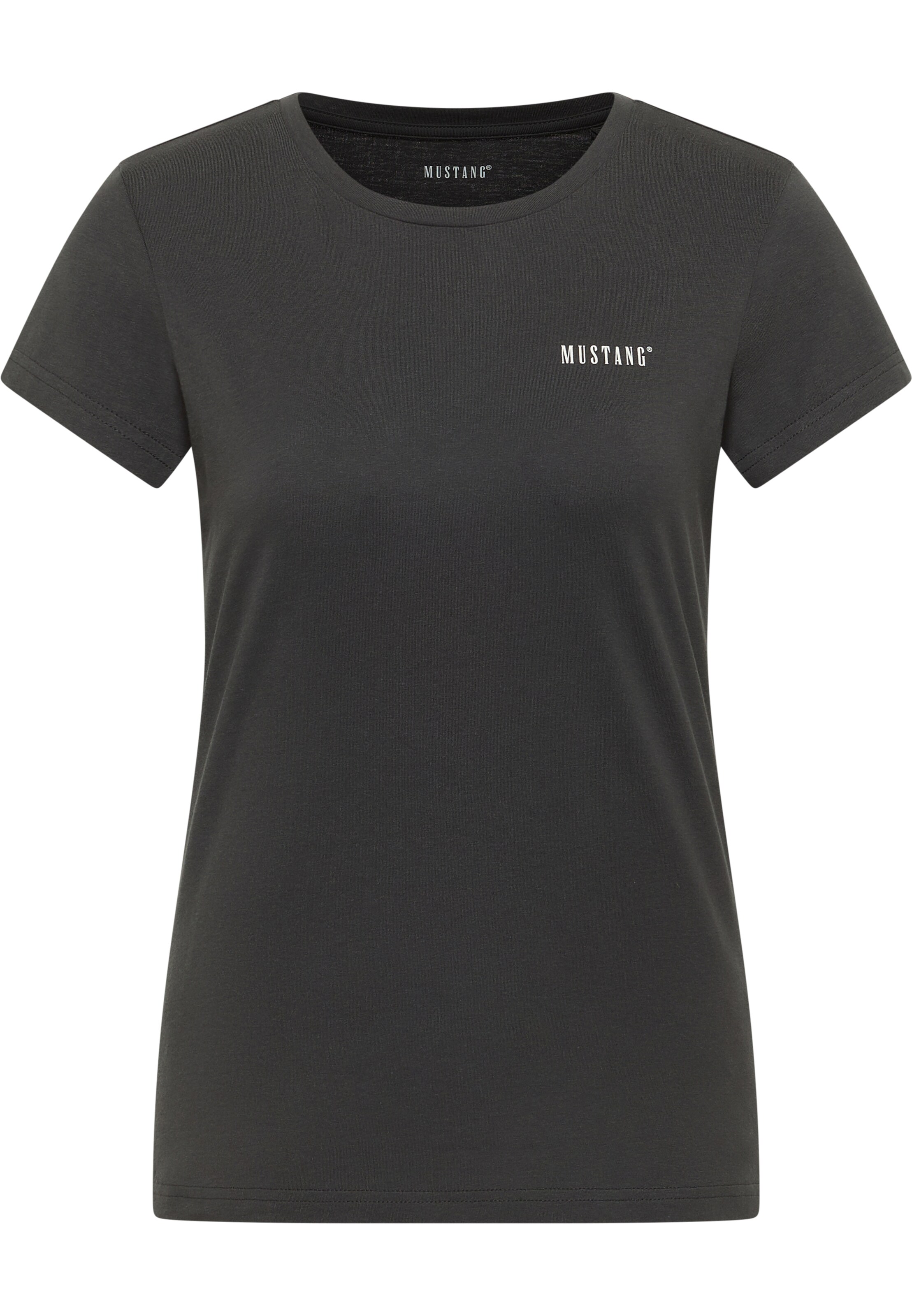 MUSTANG Shirt ' Style Loa ' in Schwarz: Vorderseite