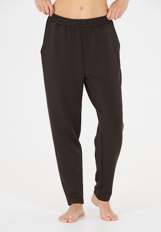 ENDURANCE Regular Sweatpants 'Jade' in Braun: Vorderseite