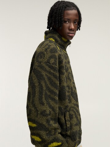 Veste en polaire Pull&Bear en vert