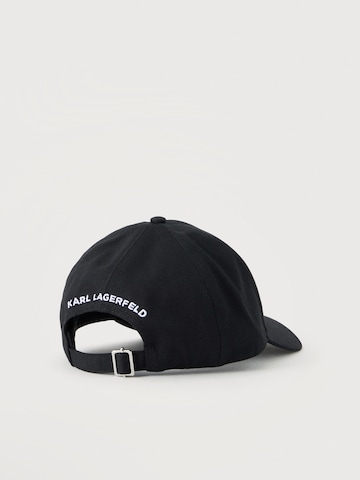 Karl Lagerfeld Cap 'Ikon' in Black