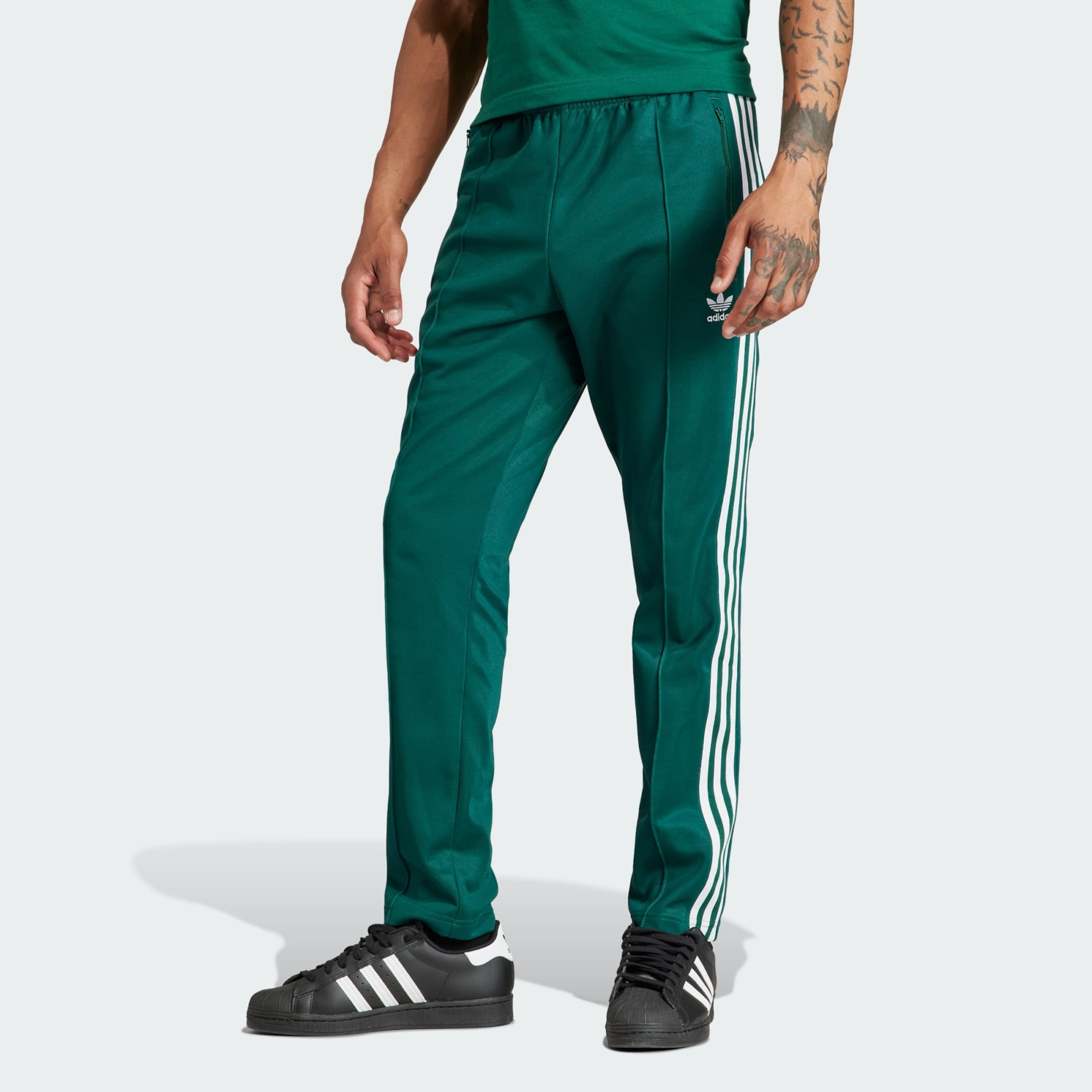 Beckenbauer open hem track pants deals