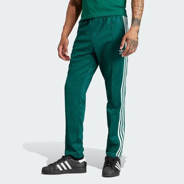 ADIDAS ORIGINALS Slimfit Hose 'Adicolor Classics Beckenbauer' in Grün: predná strana