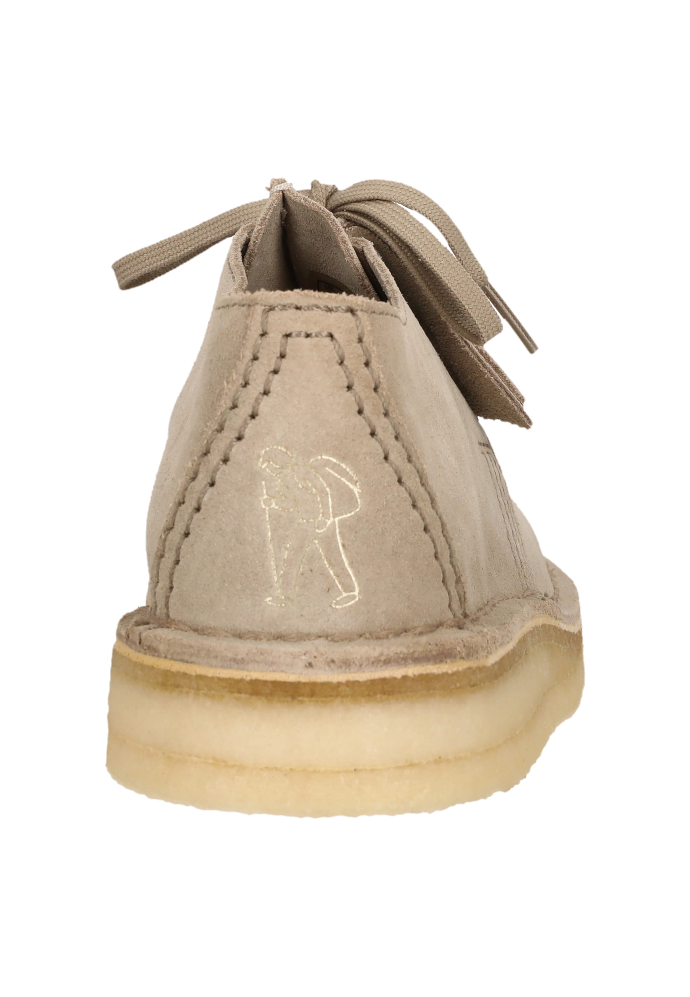 CLARKS Lace-up shoe 'Desert Trek' in Beige