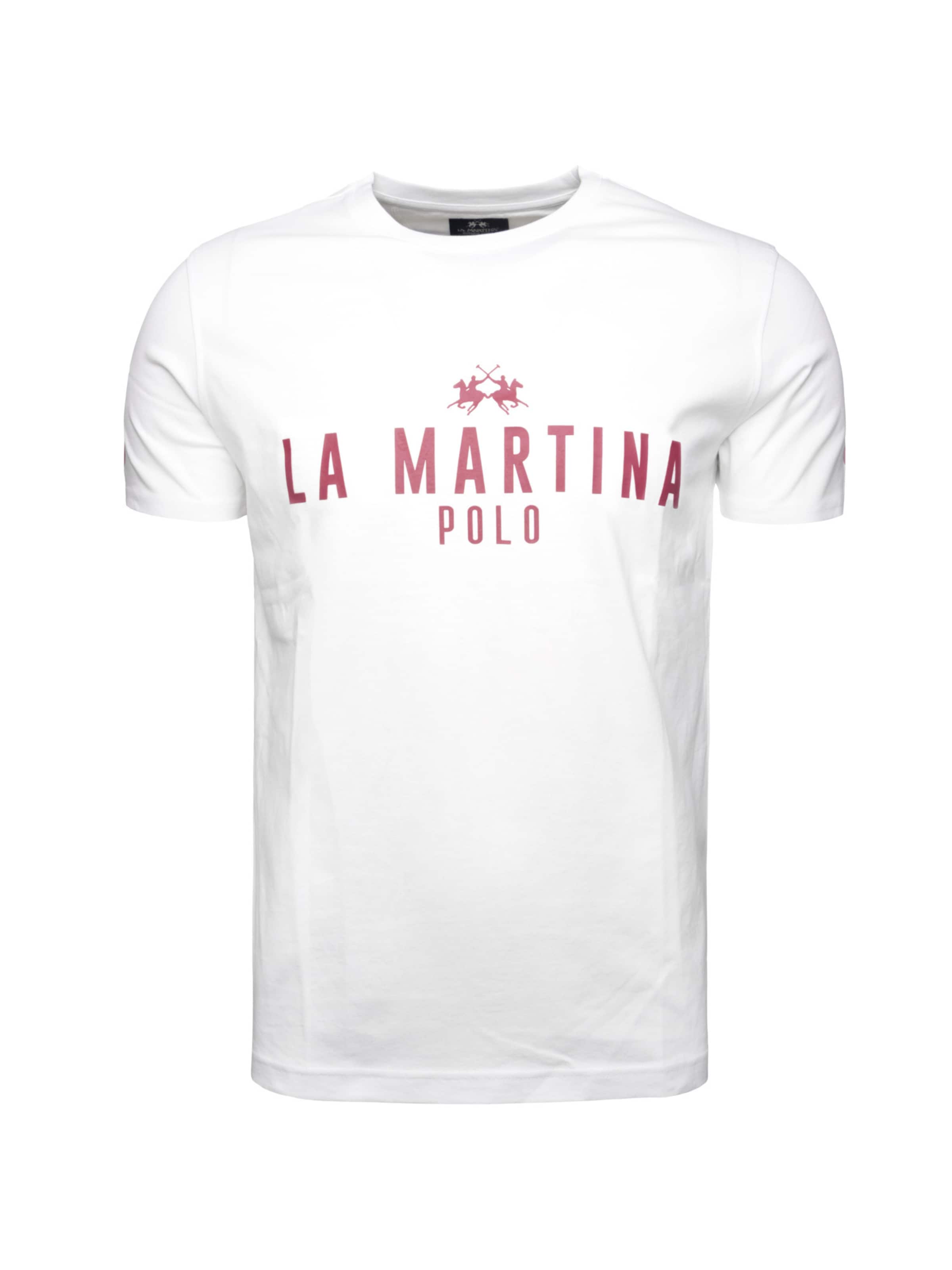 T-Shirt 'Mar322' La Martina en blanc : devant