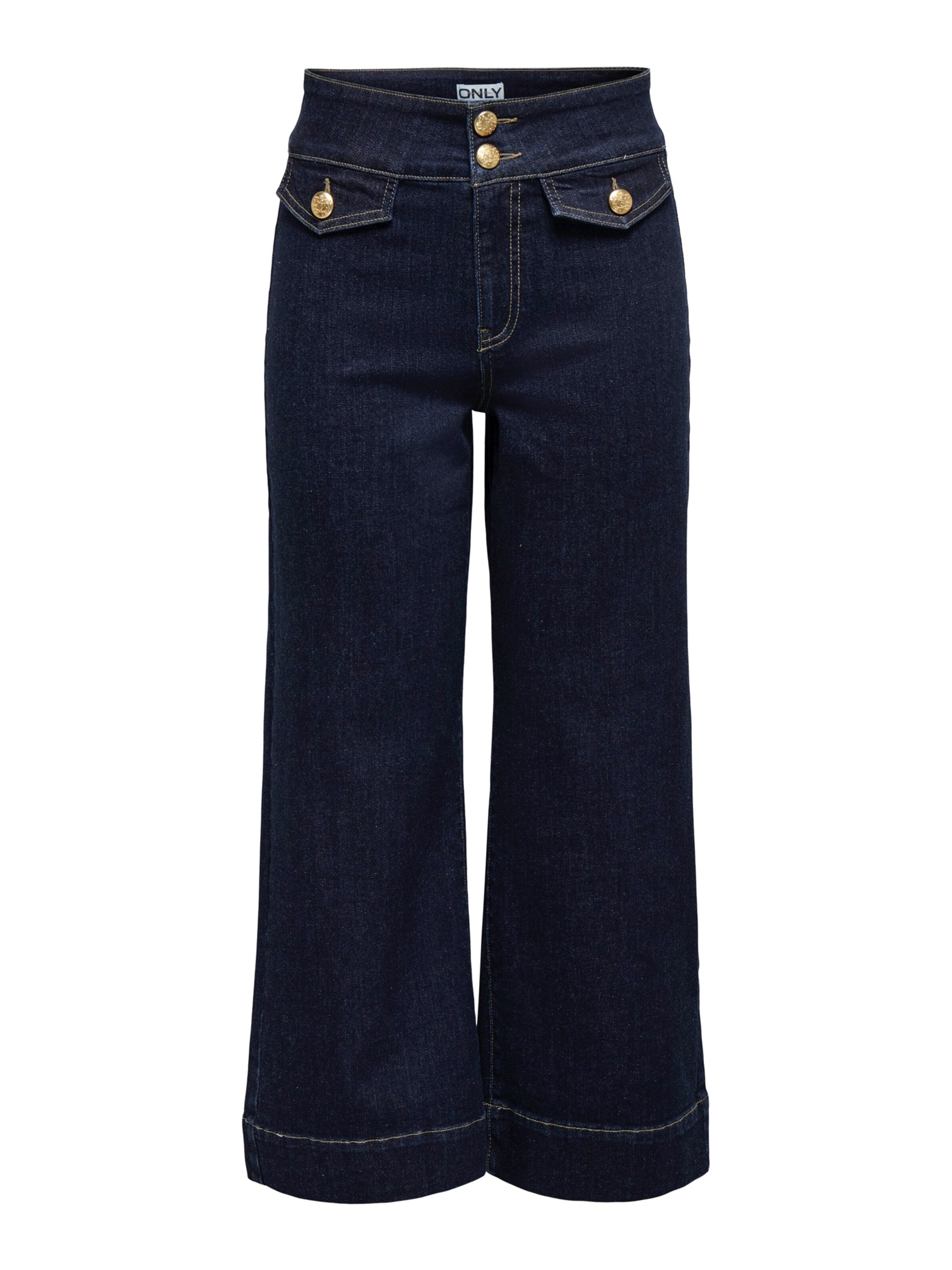 Wide Leg Jean 'ONLEMILIA' ONLY en bleu : devant