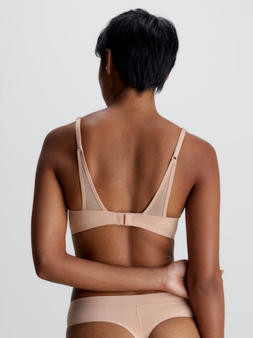 Calvin Klein Underwear T-shirt Bra 'Perfectly Fit Flex' in Beige