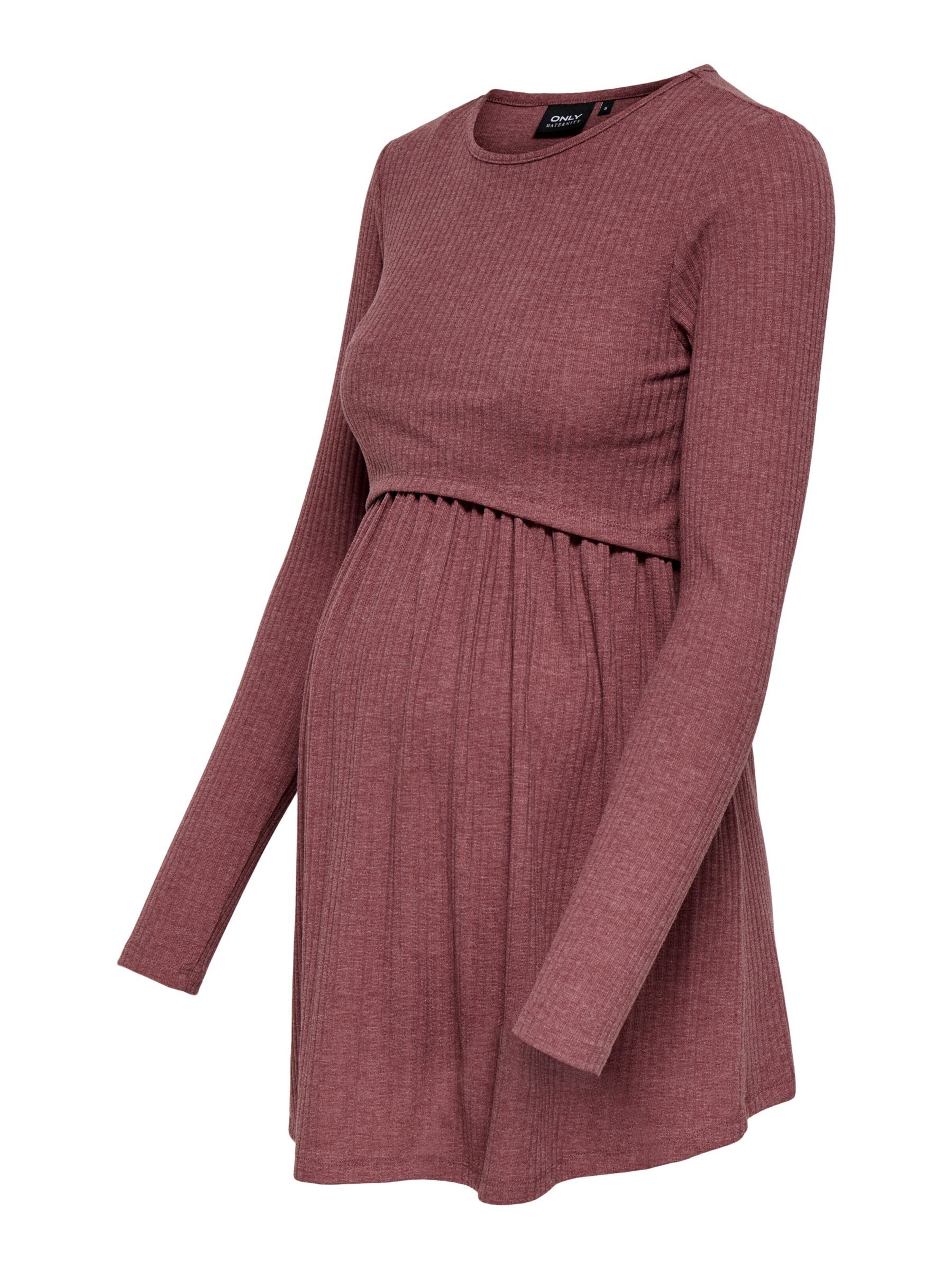 Only Maternity Bluse 'OLMMALAYA' i brun