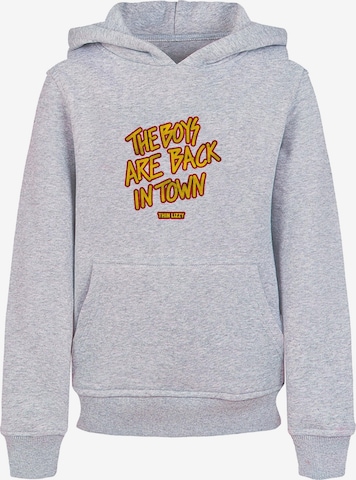 Merchcode Sweatshirt 'Thin Lizzy - The Boys Stacked' in Grijs: voorkant