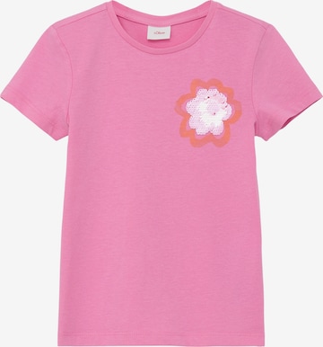 s.Oliver - Camiseta en rosa: frente