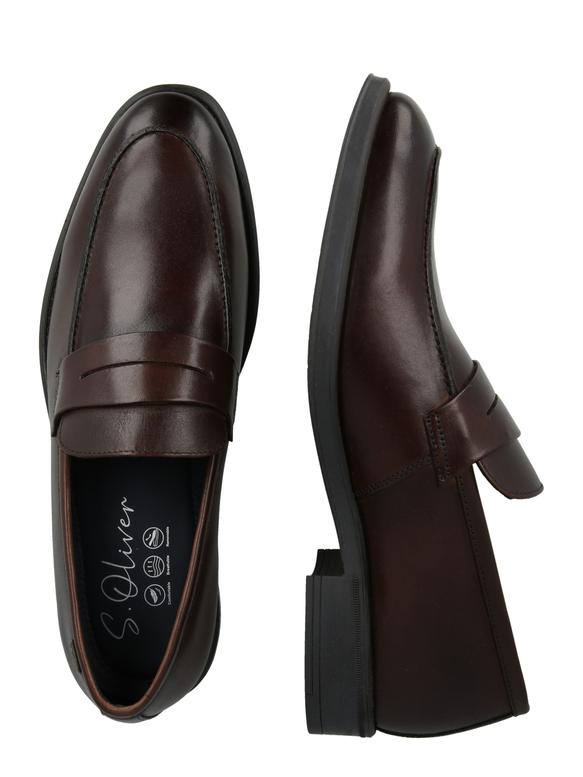 s.Oliver Пантофи в кафяво