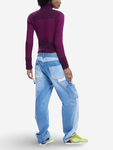 Desigual Knit Cardigan 'REPRIS_JERS_PERTH 26SWJFX2' in Pink