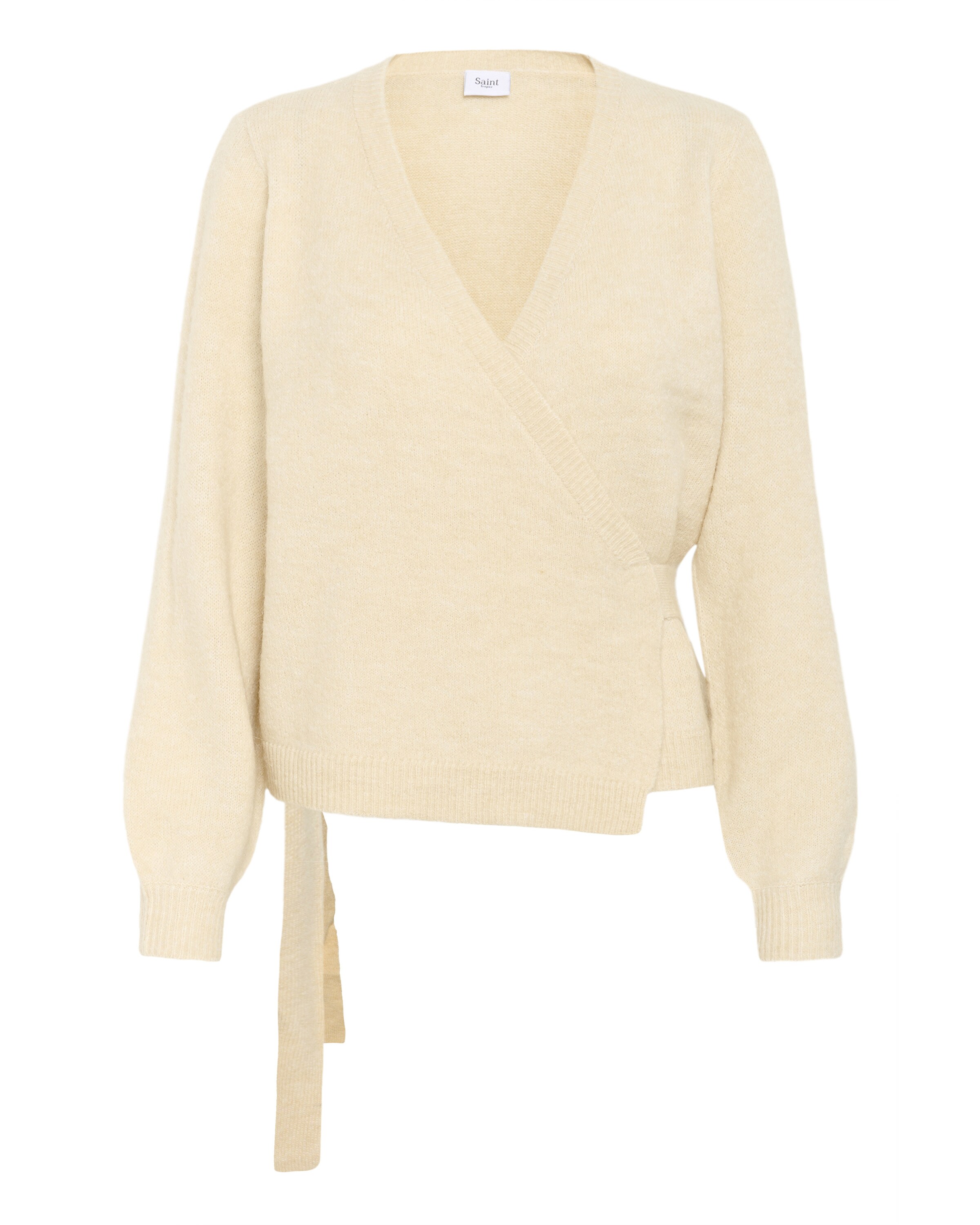 SAINT TROPEZ Cardigan 'Larna' i beige: forside