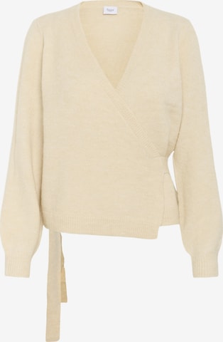 SAINT TROPEZ Cardigan 'Larna' i beige: forside