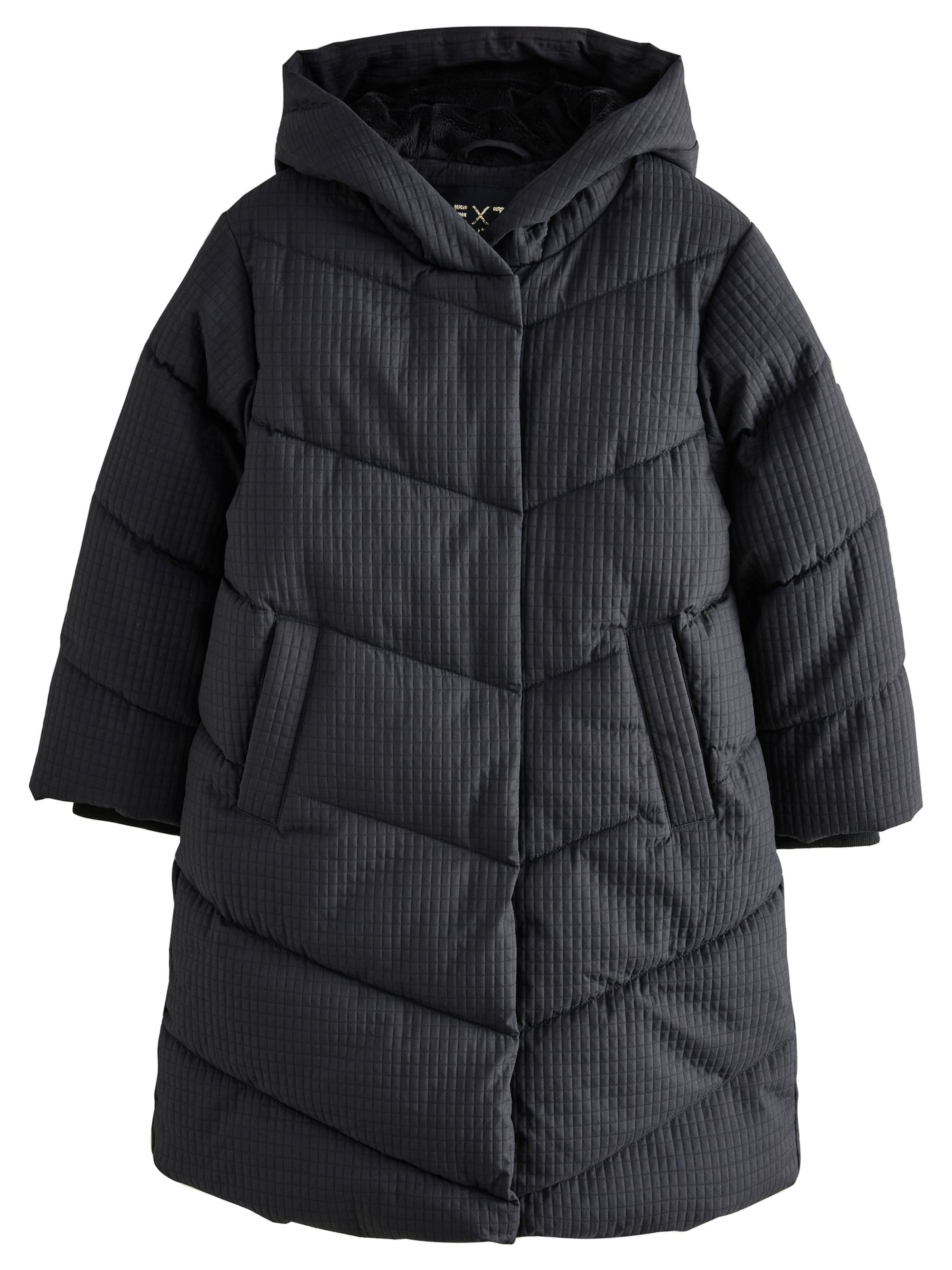 Next Kabát - Čierna: predná strana