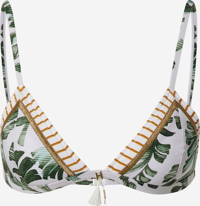 watercult Bikini gornji dio u oker / bronca / zelena / bijela, Pregled proizvoda