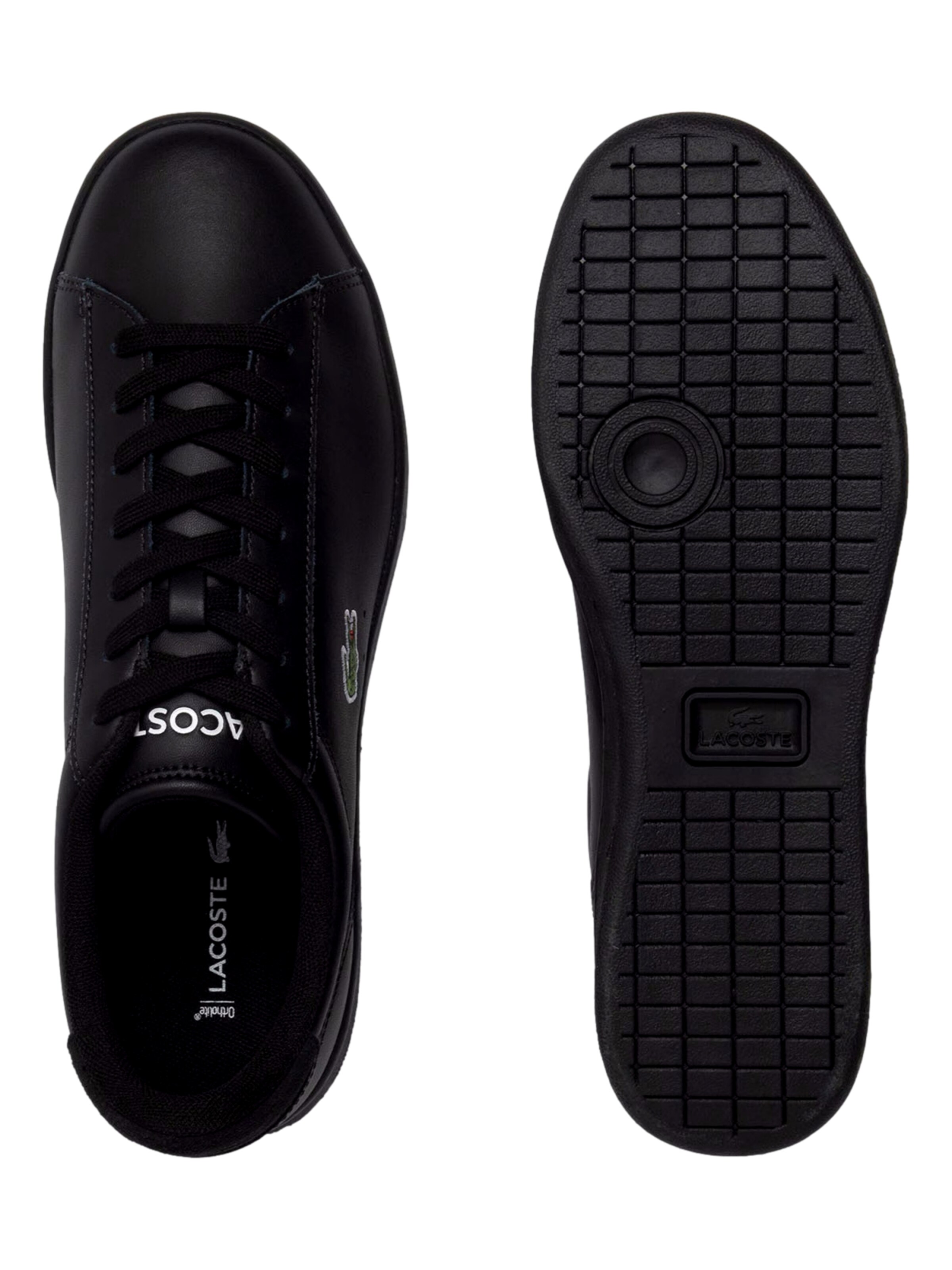 LACOSTE - Sapatilhas baixas 'Carnaby Set' em preto