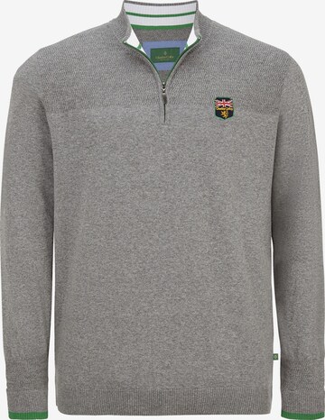 Charles Colby Sweater 'Earl Pete' in Grey: front