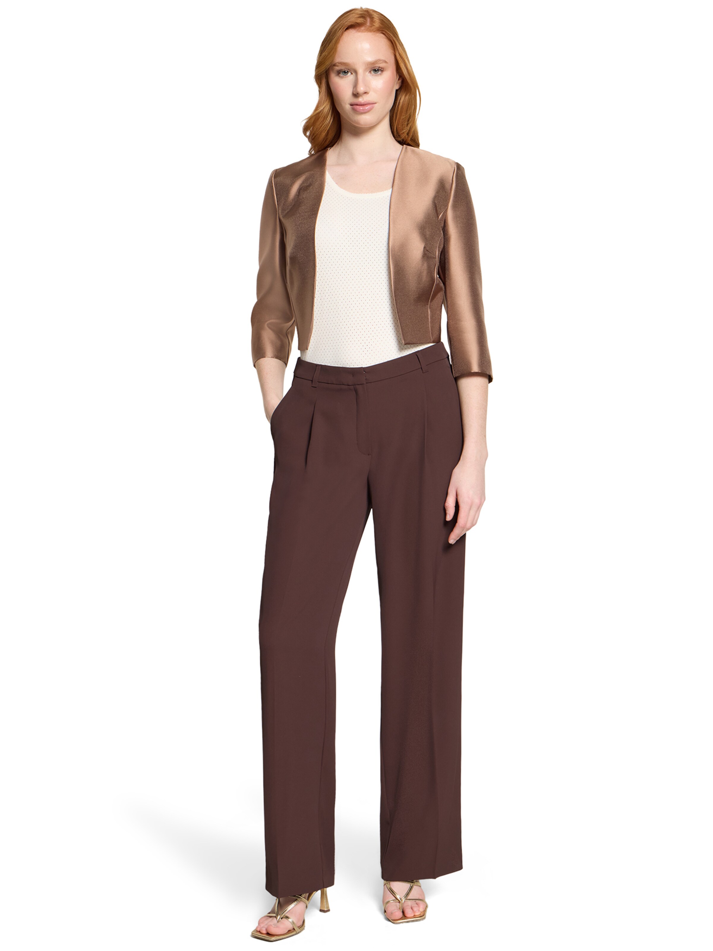 Boléro Vera Mont en marron