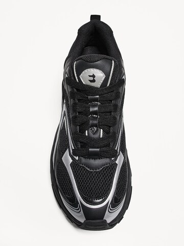 Bershka Platform trainers in Black